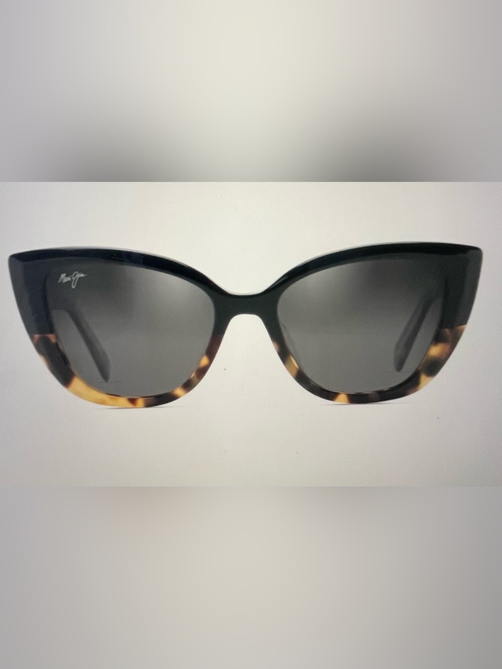 NWOT Maui Jim Blossom Polarized Black w/Tokyo Tortoise Cat-Eye Sunglasses